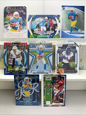 Omarion Hampton Orgins Rookie + Chargers Rookies Johnston/McConkey/Harris/Vidal